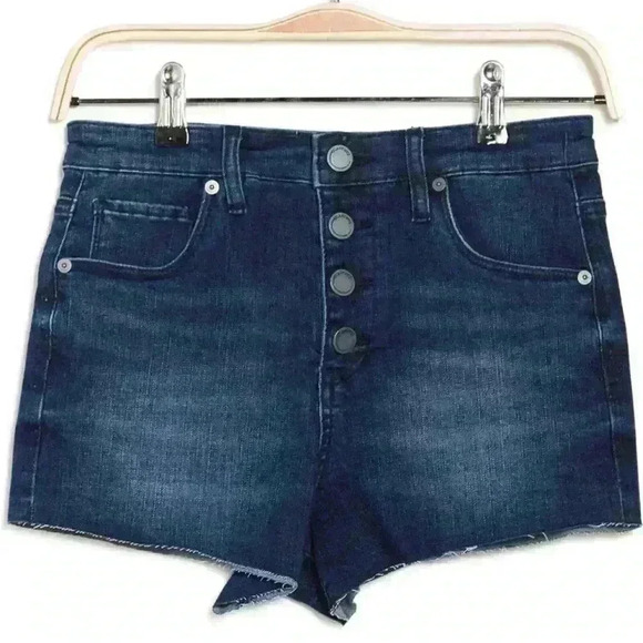 BLANKNYC The Lenox High Waisted Cutoff Denim Shorts in Wherever You Go Sz 26 NWT - Picture 1 of 10